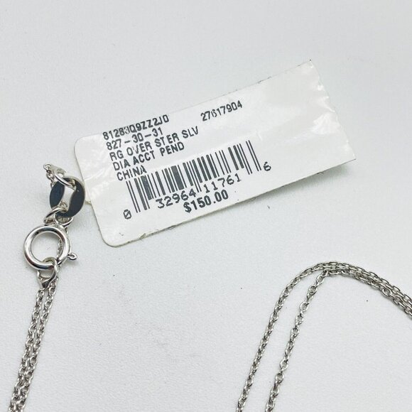 Elephant Charm Necklace GTR 925 Italy Diamond Chip Accents Original Tags Lucky - Picture 4 of 8